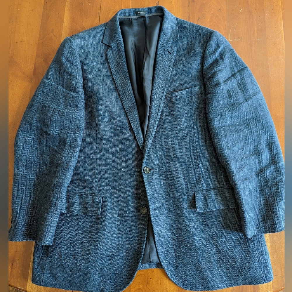 J. Crew linen herringbone sports coat 46R